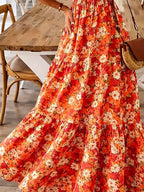 Soleil Breeze - Sky Blue, Black Forest, Orange, Yellow-Green, Cerise - Vacation - Code Elegance