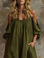 Cala Breeze - Mustard, Army Green, Dusty Pink, White - Vacation - Code Elegance