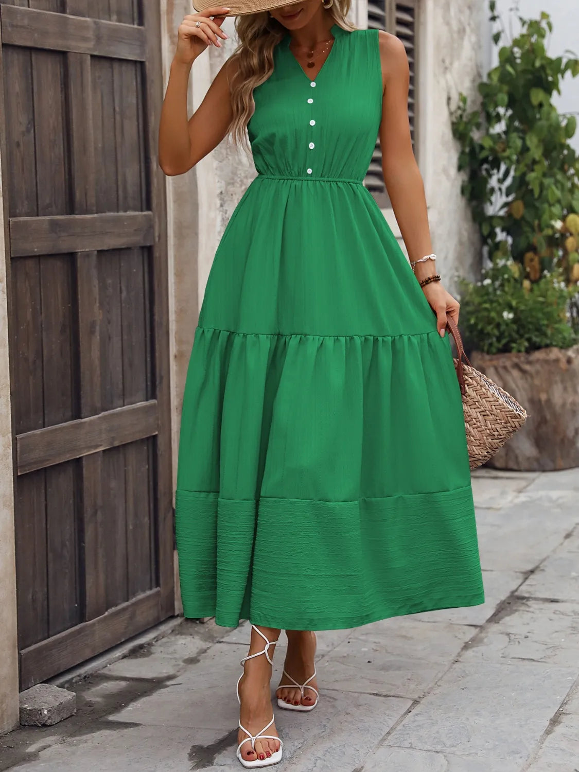 Santorini Breeze - Light Blue, Green, Black - Vacation - Code Elegance