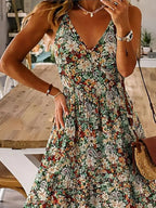 Soleil Breeze - Sky Blue, Black Forest, Orange, Yellow-Green, Cerise - Vacation - Code Elegance
