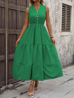 Santorini Breeze - Light Blue, Green, Black - Vacation - Code Elegance