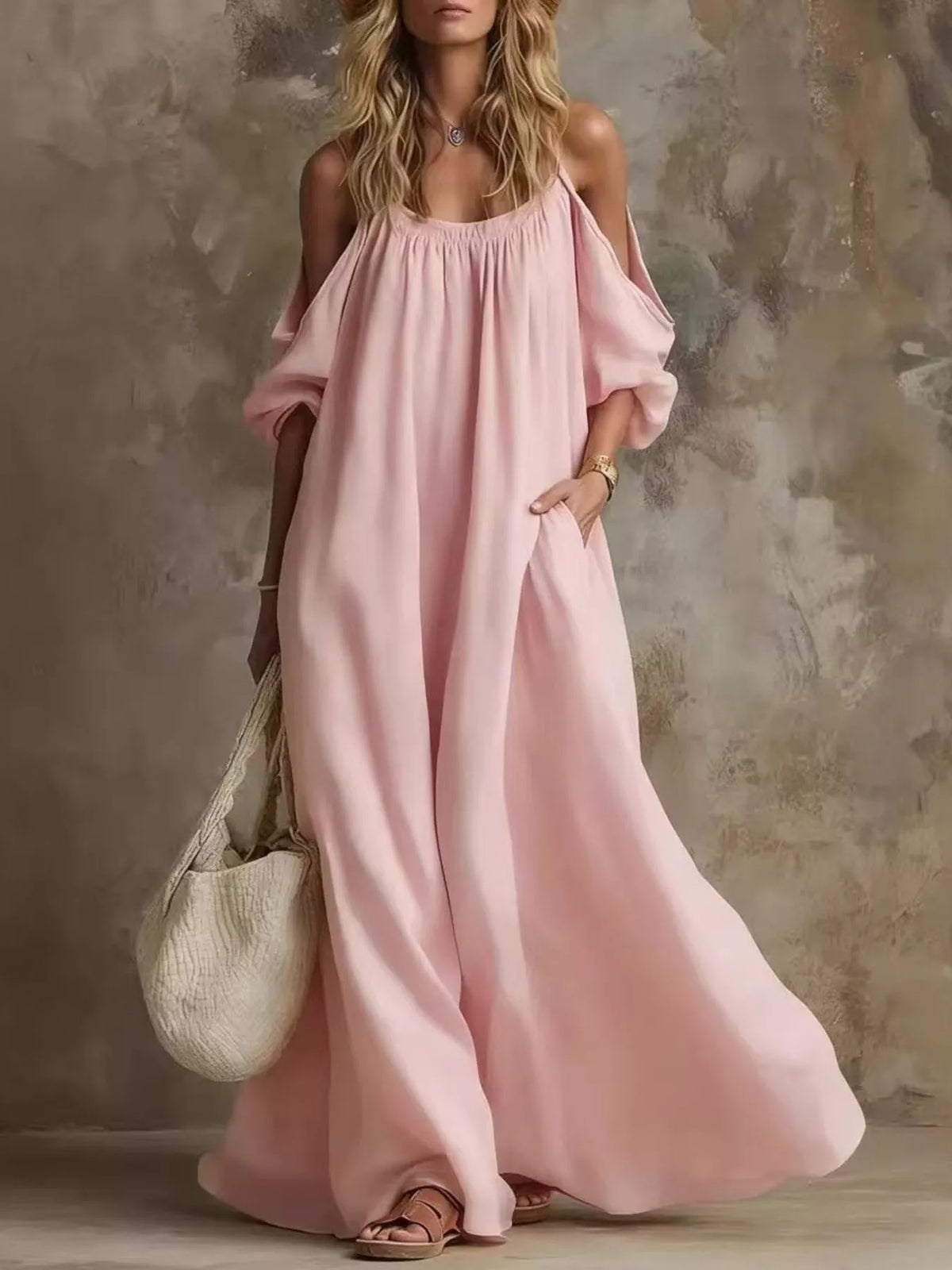 Cala Breeze - Mustard, Army Green, Dusty Pink, White - Vacation - Code Elegance