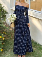 Marina Soleil - White Polka Dots, Brown, White, Black, Black Polka Dots, Brown Polka Dots, Red Polka Dots, Navy Blue Polka Dots - Vacation - Code Elegance