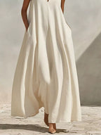 Luna Breeze - White, Light Blue, Gold - Vacation - Code Elegance