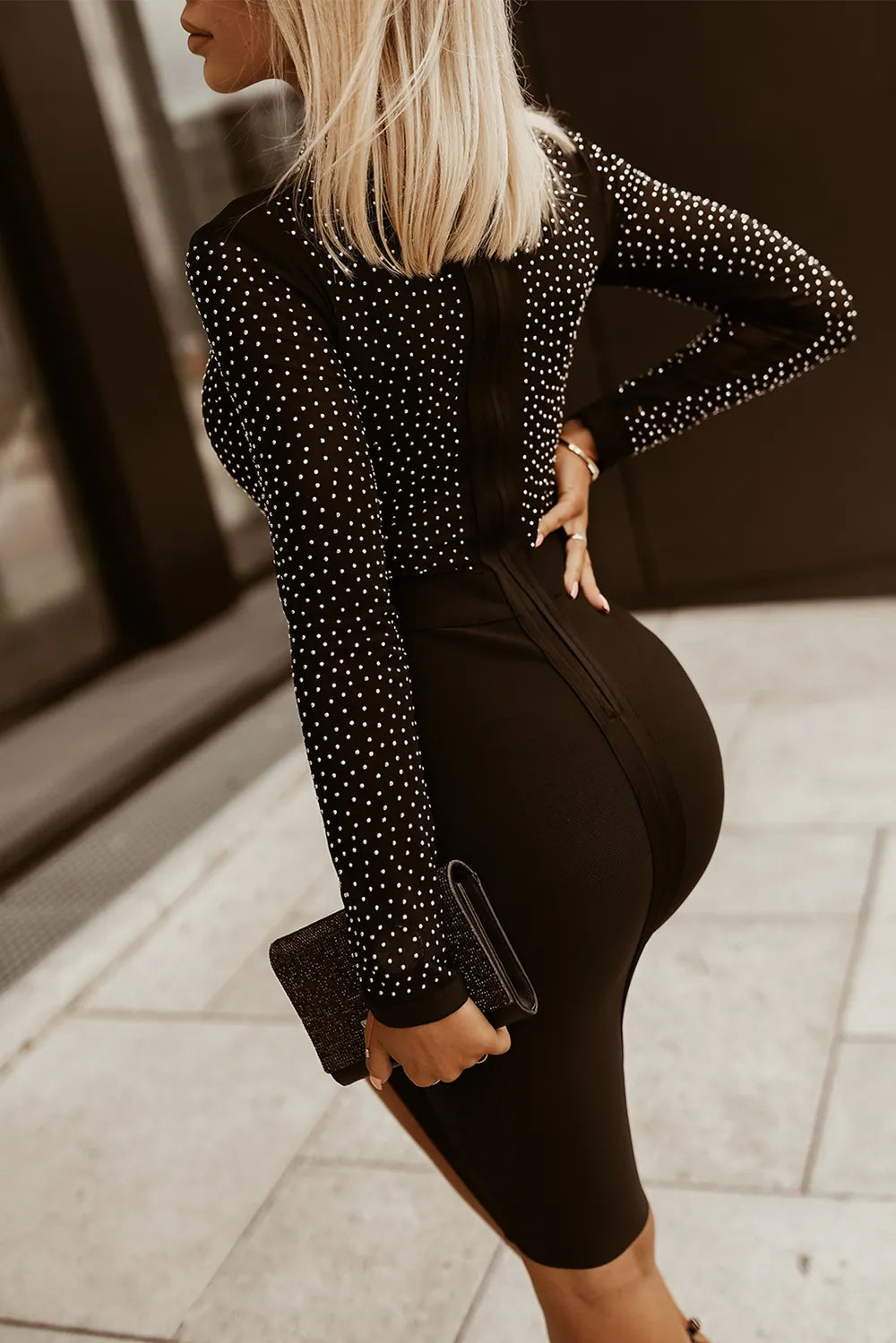 Elara Muse - Black, Dark Green - Date Night - Code Elegance