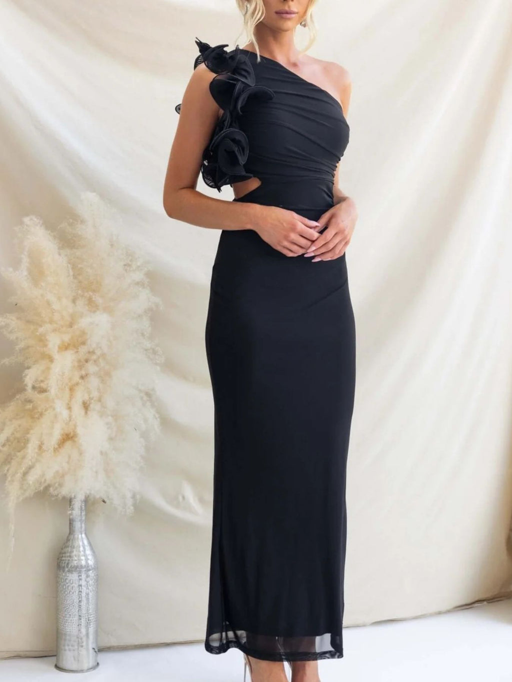 Camille Grace - Yellow, Black, Burgundy, Green, Lavender, Pink, Red, Brown, Navy, Sky Blue, Purple - Special Occasions - Code Elegance