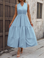Santorini Breeze - Light Blue, Green, Black - Vacation - Code Elegance