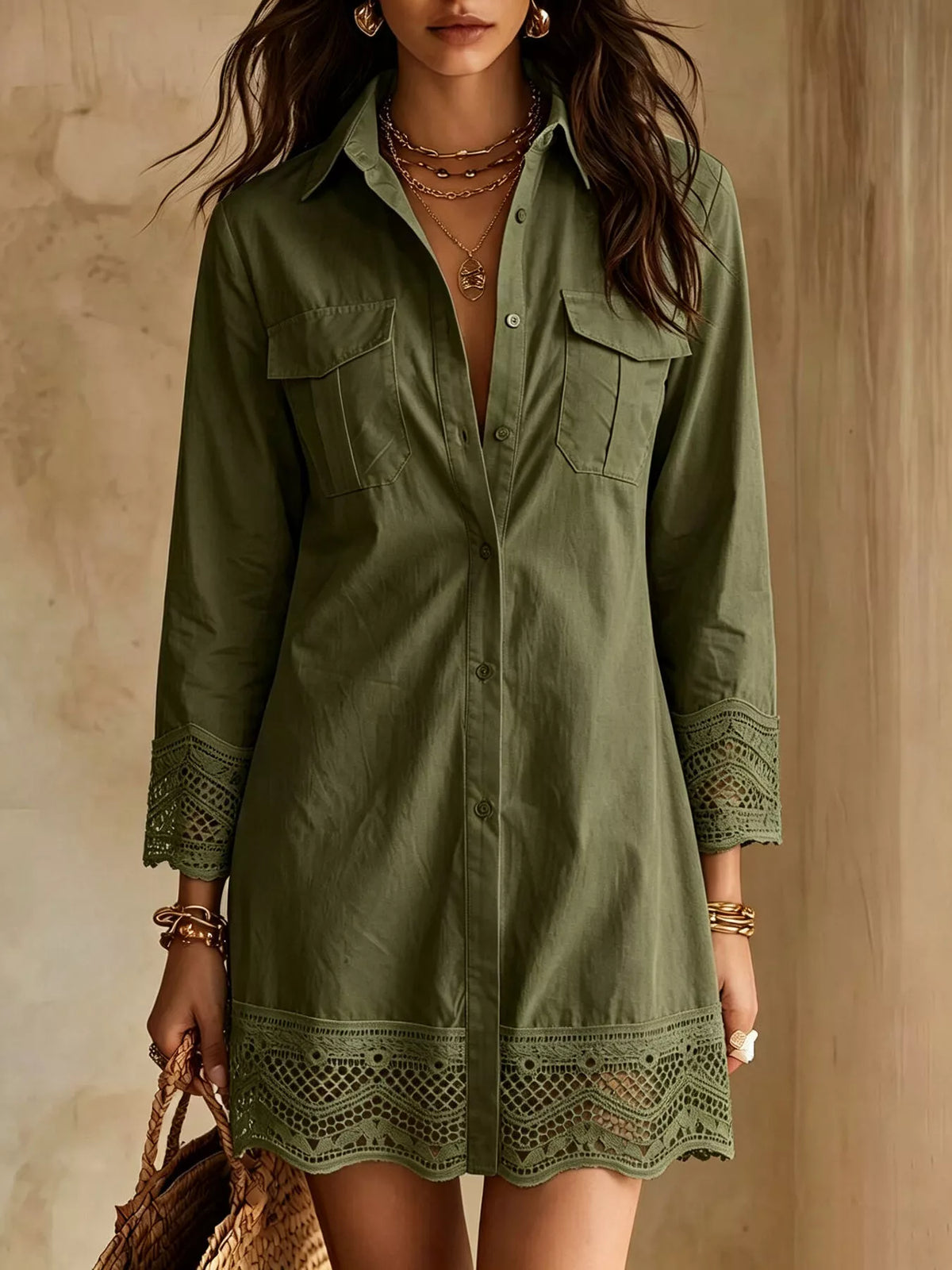 Vivienne Poise - Apricot, Black, White, Dark Brown, Navy Blue, Burgundy, Army Green - Everyday Elegance - Code Elegance