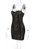 Scarlet Allure - Black, Cream - Date Night - Code Elegance