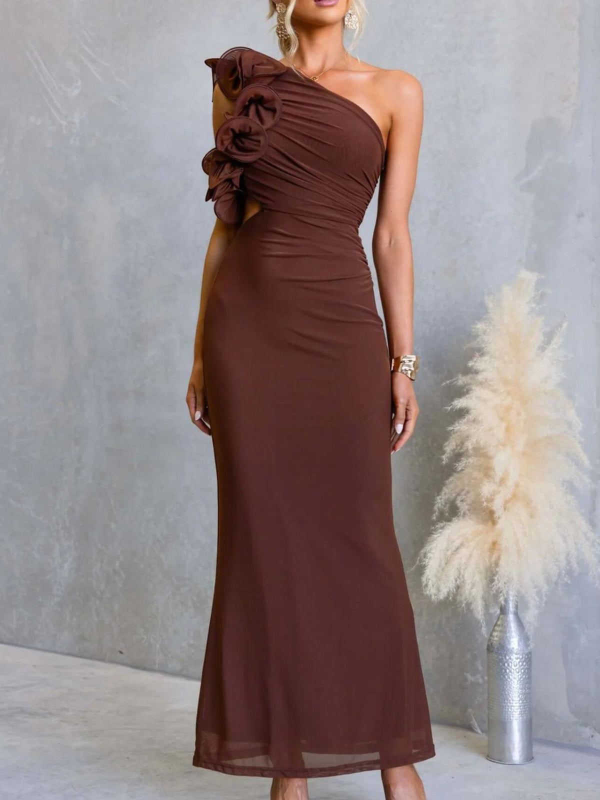 Camille Grace - Yellow, Black, Burgundy, Green, Lavender, Pink, Red, Brown, Navy, Sky Blue, Purple - Special Occasions - Code Elegance