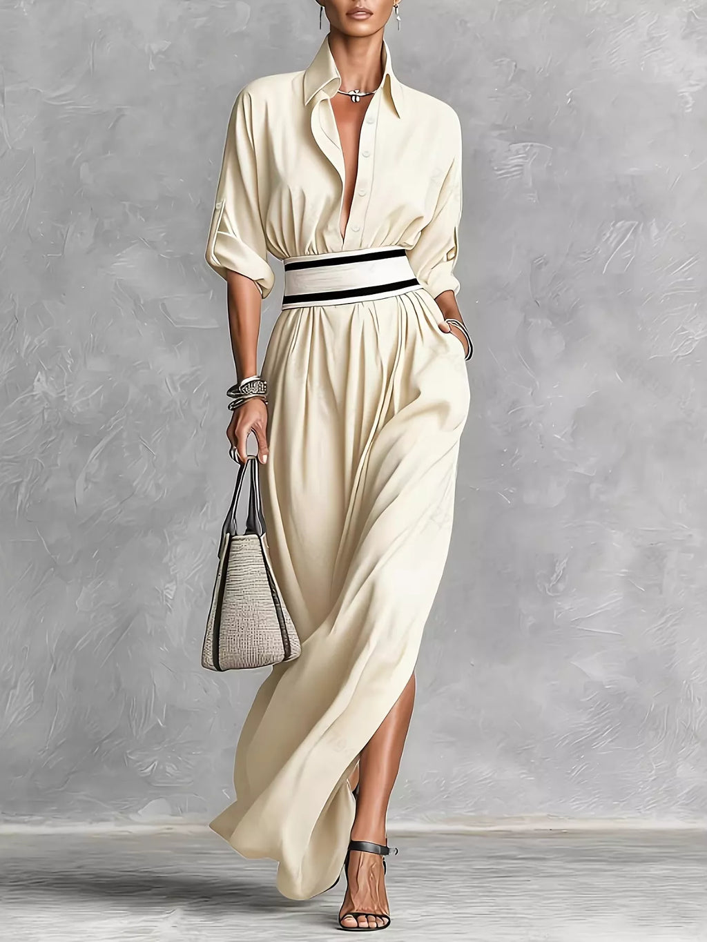 Nina Poise - Pink, Black, Apricot - Everyday Elegance - Code Elegance