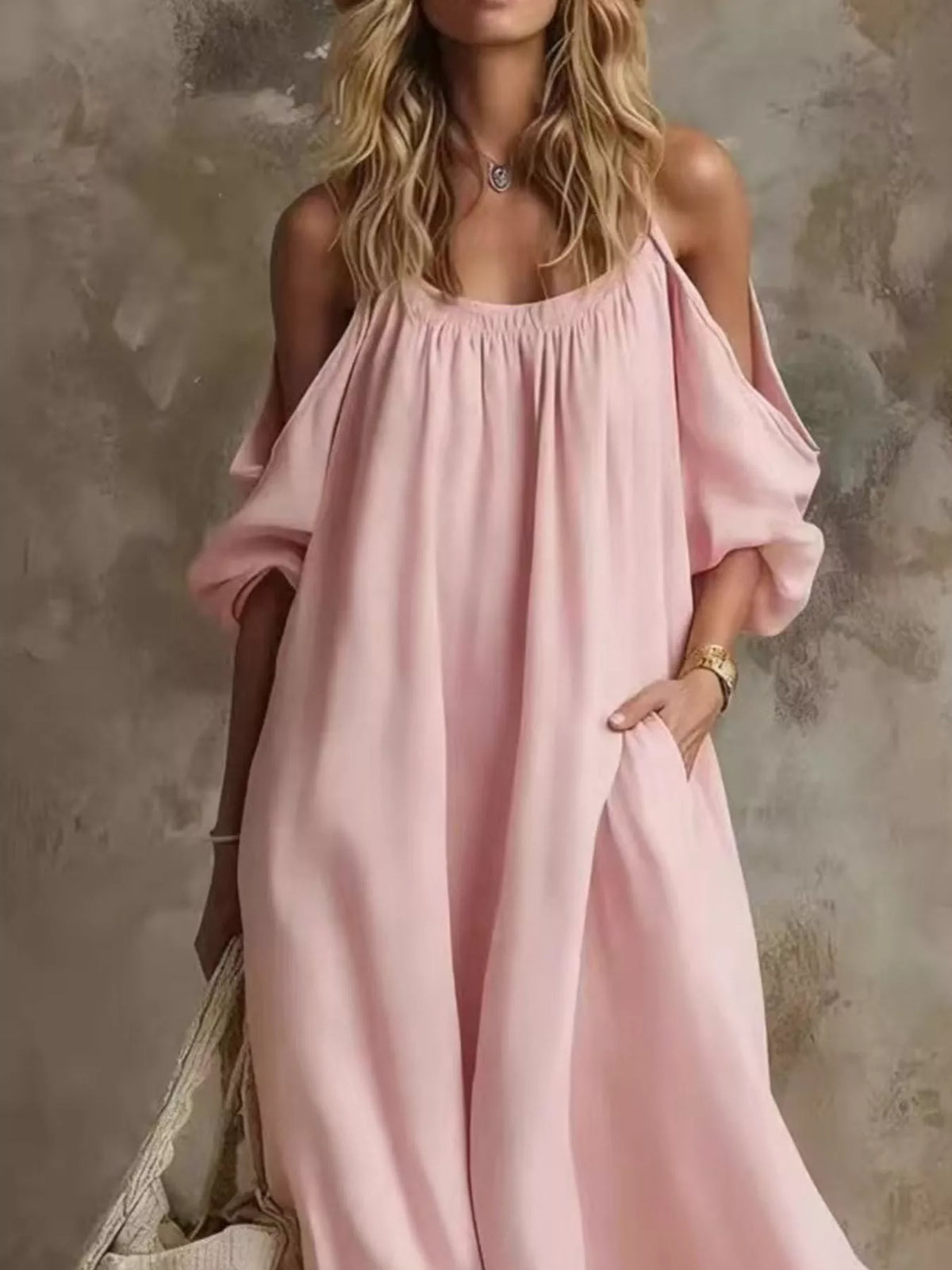 Cala Breeze - Mustard, Army Green, Dusty Pink, White - Vacation - Code Elegance