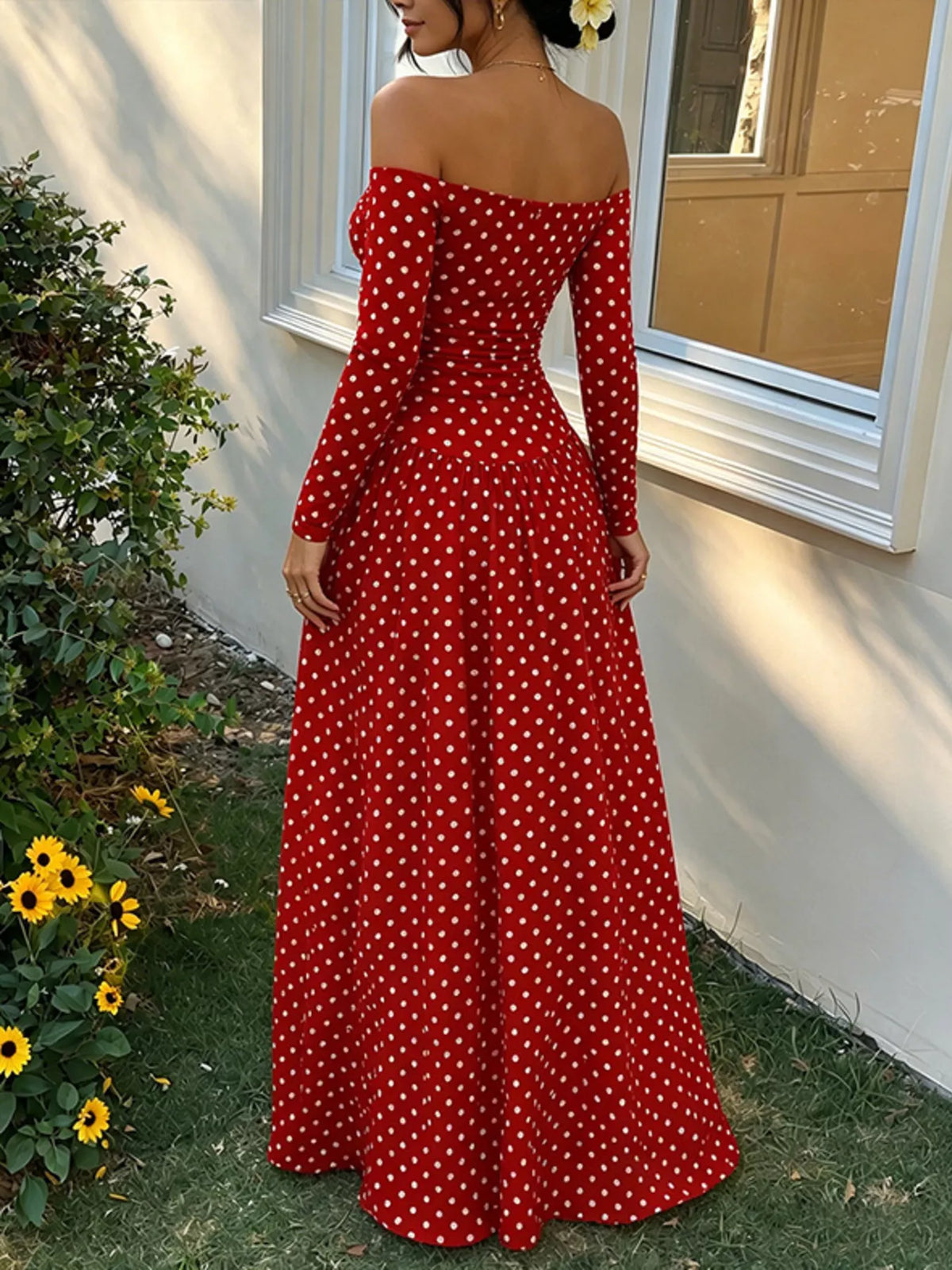 Marina Soleil - White Polka Dots, Brown, White, Black, Black Polka Dots, Brown Polka Dots, Red Polka Dots, Navy Blue Polka Dots - Vacation - Code Elegance
