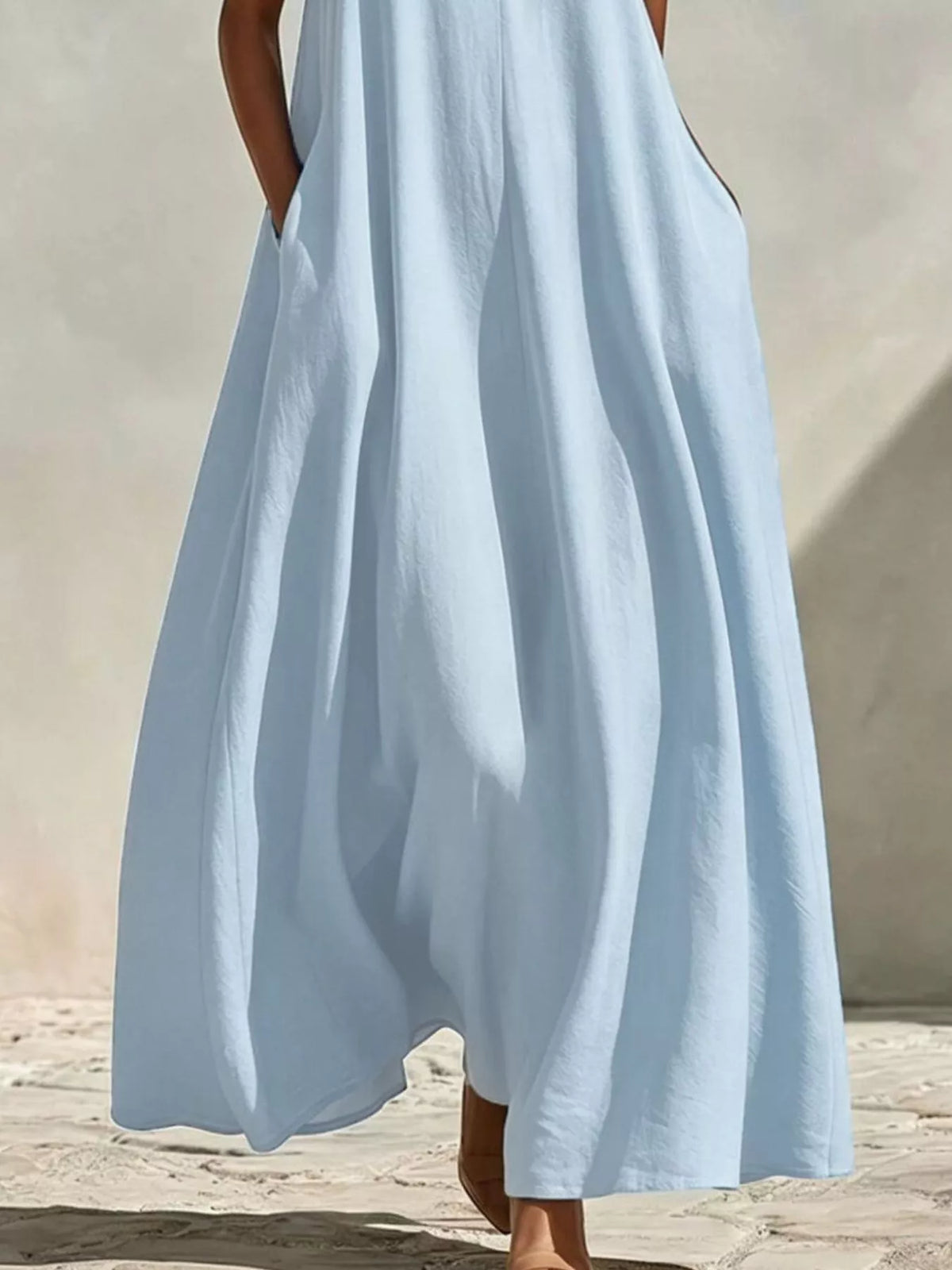 Luna Breeze - White, Light Blue, Gold - Vacation - Code Elegance