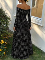 Marina Soleil - White Polka Dots, Brown, White, Black, Black Polka Dots, Brown Polka Dots, Red Polka Dots, Navy Blue Polka Dots - Vacation - Code Elegance