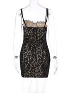 Scarlet Allure - Black, Cream - Date Night - Code Elegance