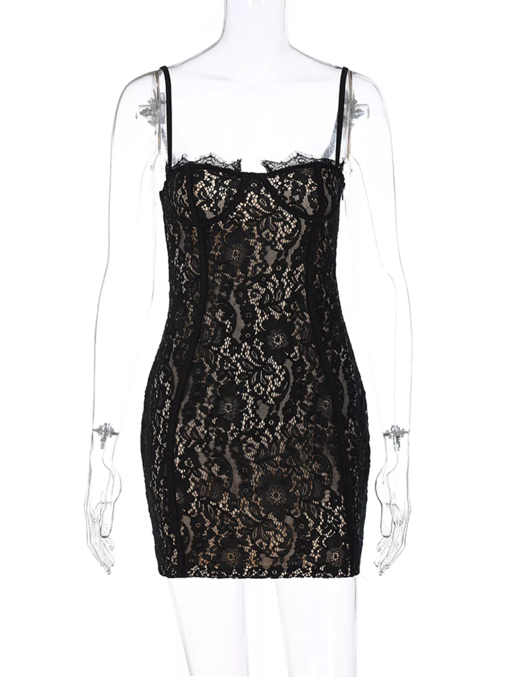 Scarlet Allure - Black, Cream - Date Night - Code Elegance
