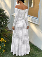 Marina Soleil - White Polka Dots, Brown, White, Black, Black Polka Dots, Brown Polka Dots, Red Polka Dots, Navy Blue Polka Dots - Vacation - Code Elegance
