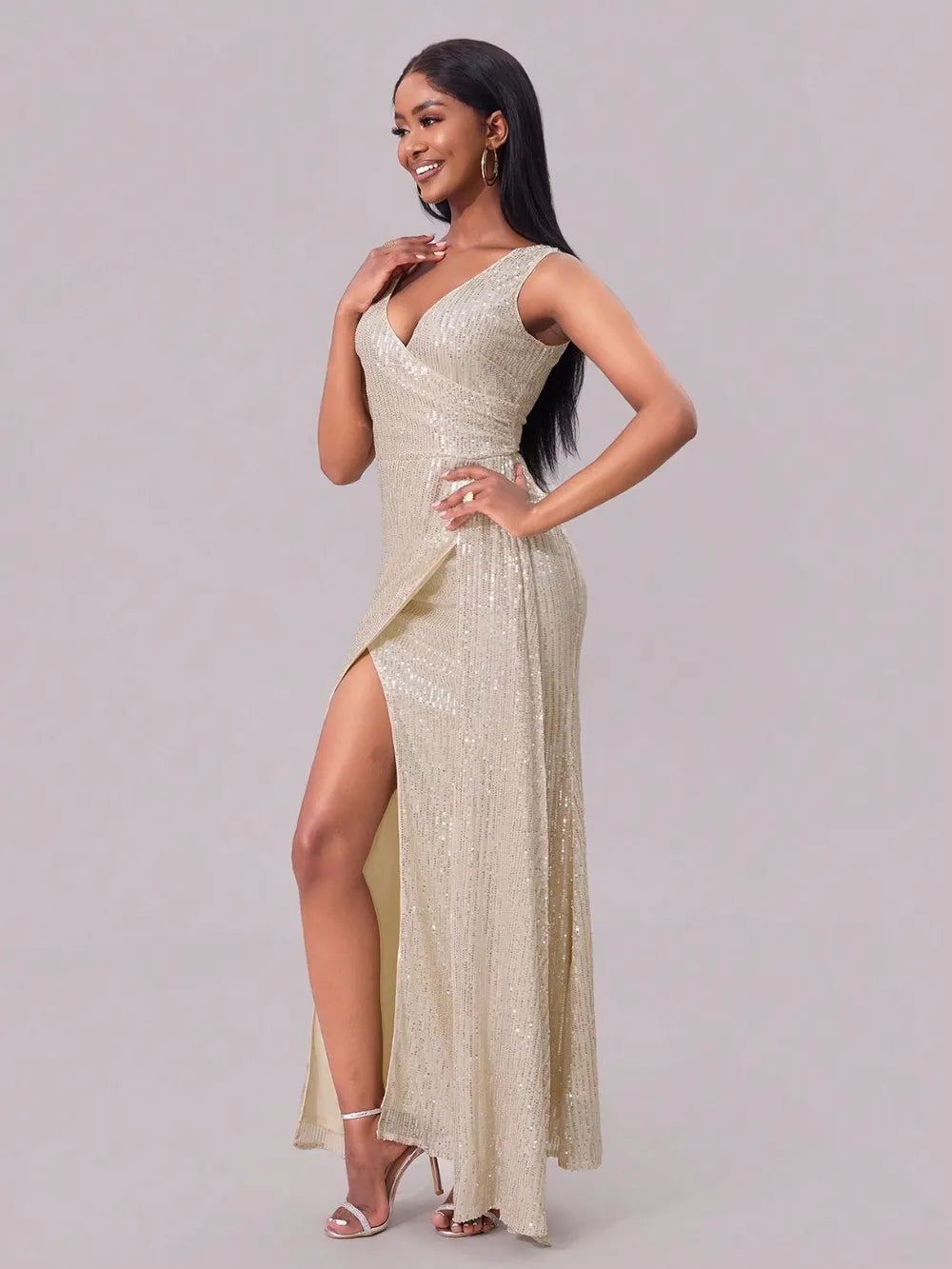 Midnight Allure - Champagne Color - Date Night - Code Elegance