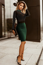 Elara Muse - Black, Dark Green - Date Night - Code Elegance