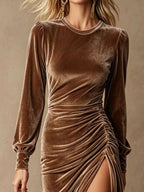 Aurelia Gala - Black, Taupe, Dusty Pink, Burgundy - Special Occasions - Code Elegance