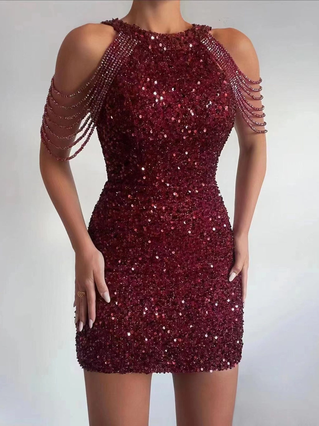Noir Allure - White, Burgundy, Black - Date Night - Code Elegance