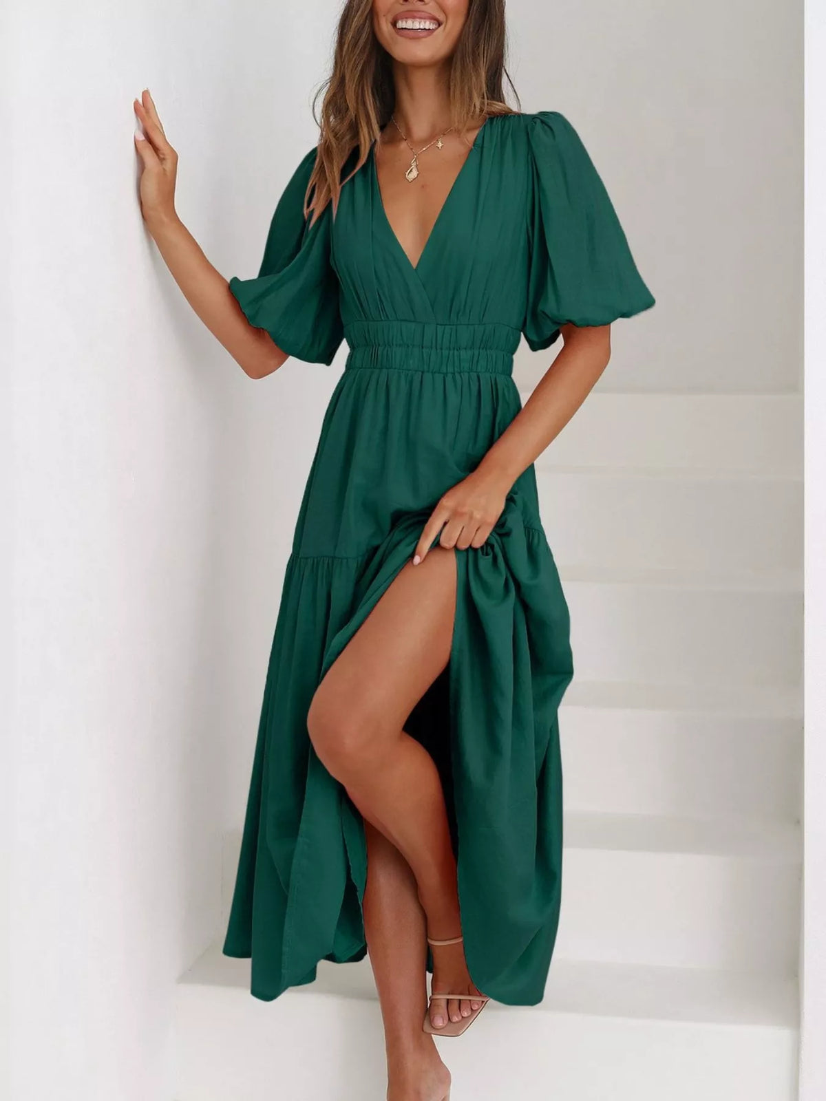 Alessia Muse - White, Light Blue, Black, Cream, Hot Pink, Black Forest, Green - Everyday Elegance - Code Elegance