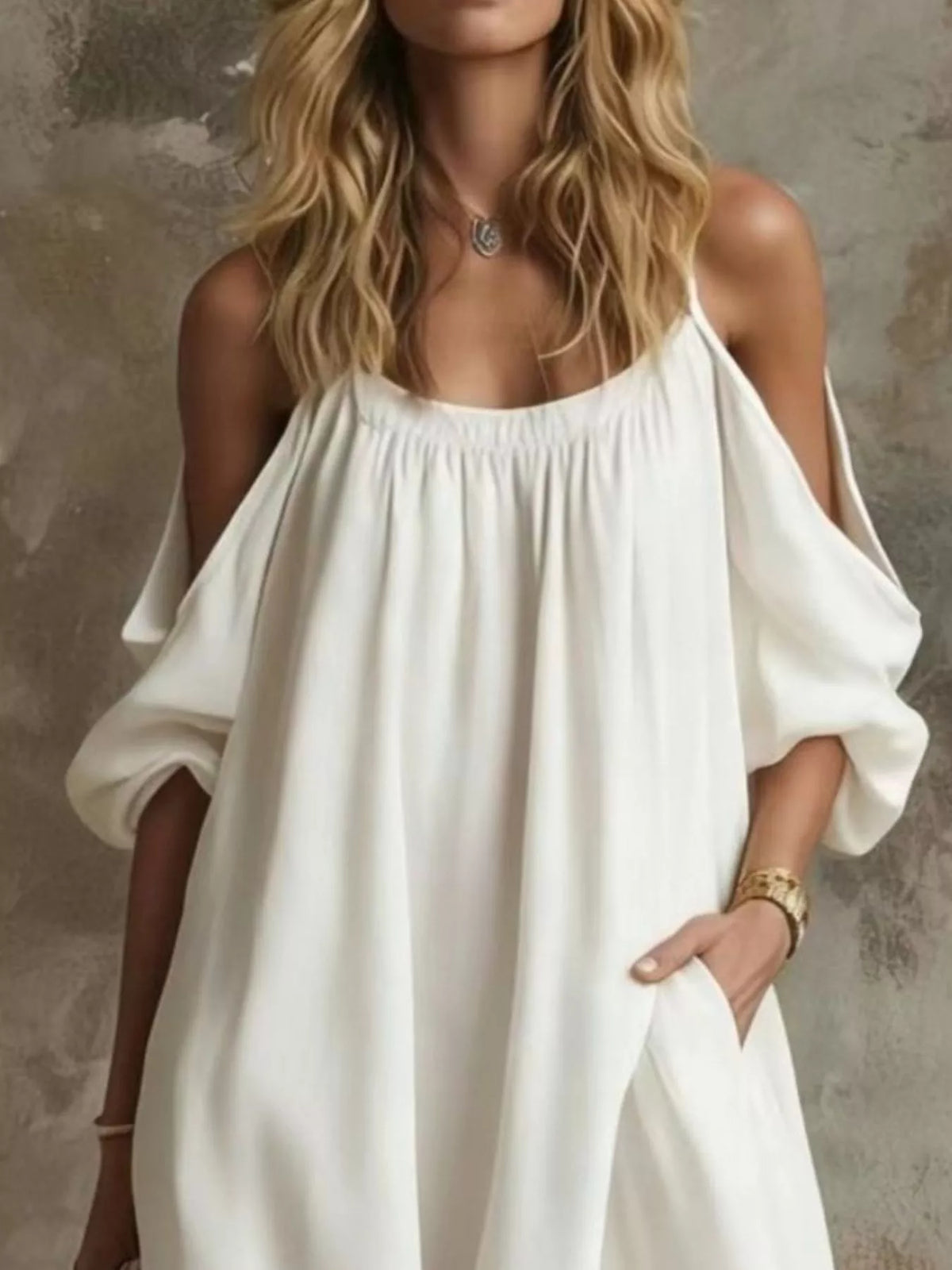 Cala Breeze - Mustard, Army Green, Dusty Pink, White - Vacation - Code Elegance