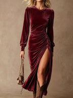 Aurelia Gala - Black, Taupe, Dusty Pink, Burgundy - Special Occasions - Code Elegance