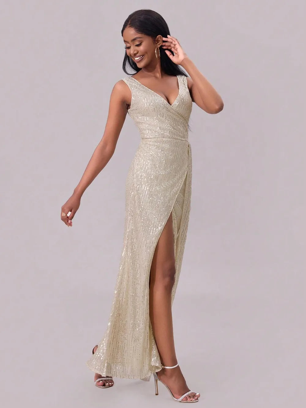 Midnight Allure - Champagne Color - Date Night - Code Elegance
