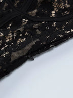 Scarlet Allure - Black, Cream - Date Night - Code Elegance