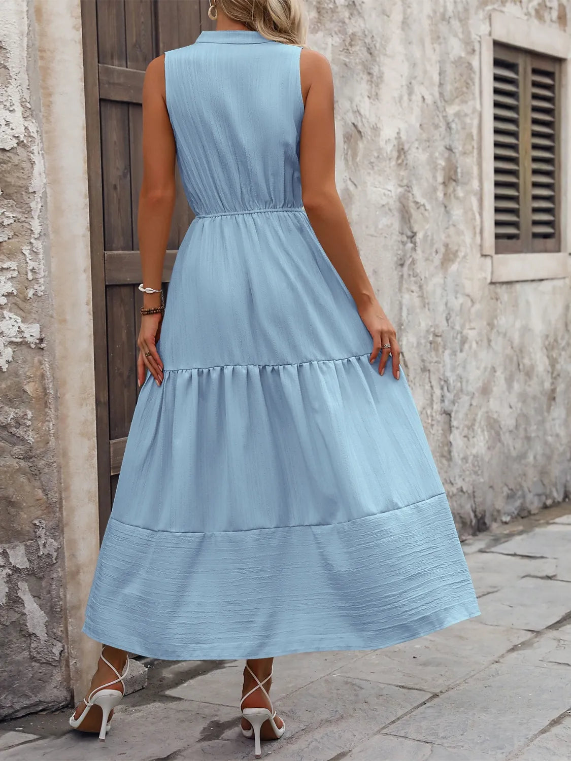 Santorini Breeze - Light Blue, Green, Black - Vacation - Code Elegance
