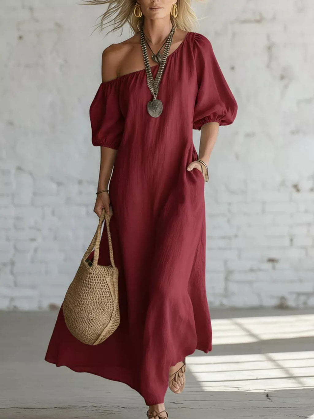 Capri Bloom - Black, Burgundy, Sky Blue, White, Green - Vacation - Code Elegance