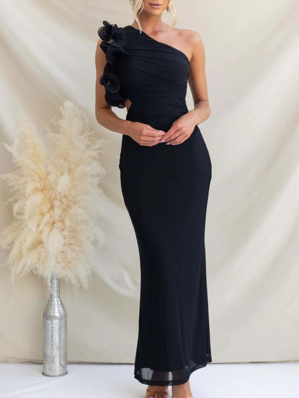 Camille Grace - Yellow, Black, Burgundy, Green, Lavender, Pink, Red, Brown, Navy, Sky Blue, Purple - Special Occasions - Code Elegance