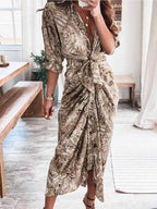Celeste Gala - Light Gray, Camel - Special Occasions - Code Elegance