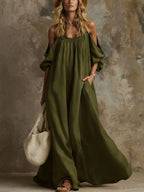 Cala Breeze - Mustard, Army Green, Dusty Pink, White - Vacation - Code Elegance