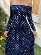 Marina Soleil - White Polka Dots, Brown, White, Black, Black Polka Dots, Brown Polka Dots, Red Polka Dots, Navy Blue Polka Dots - Vacation - Code Elegance