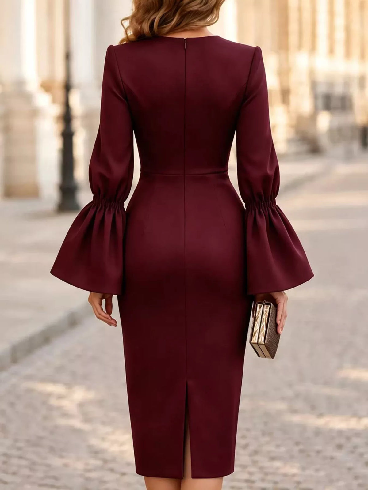 Aurora Grace - White, Black, Burgundy, Navy - Special Occasions - Code Elegance