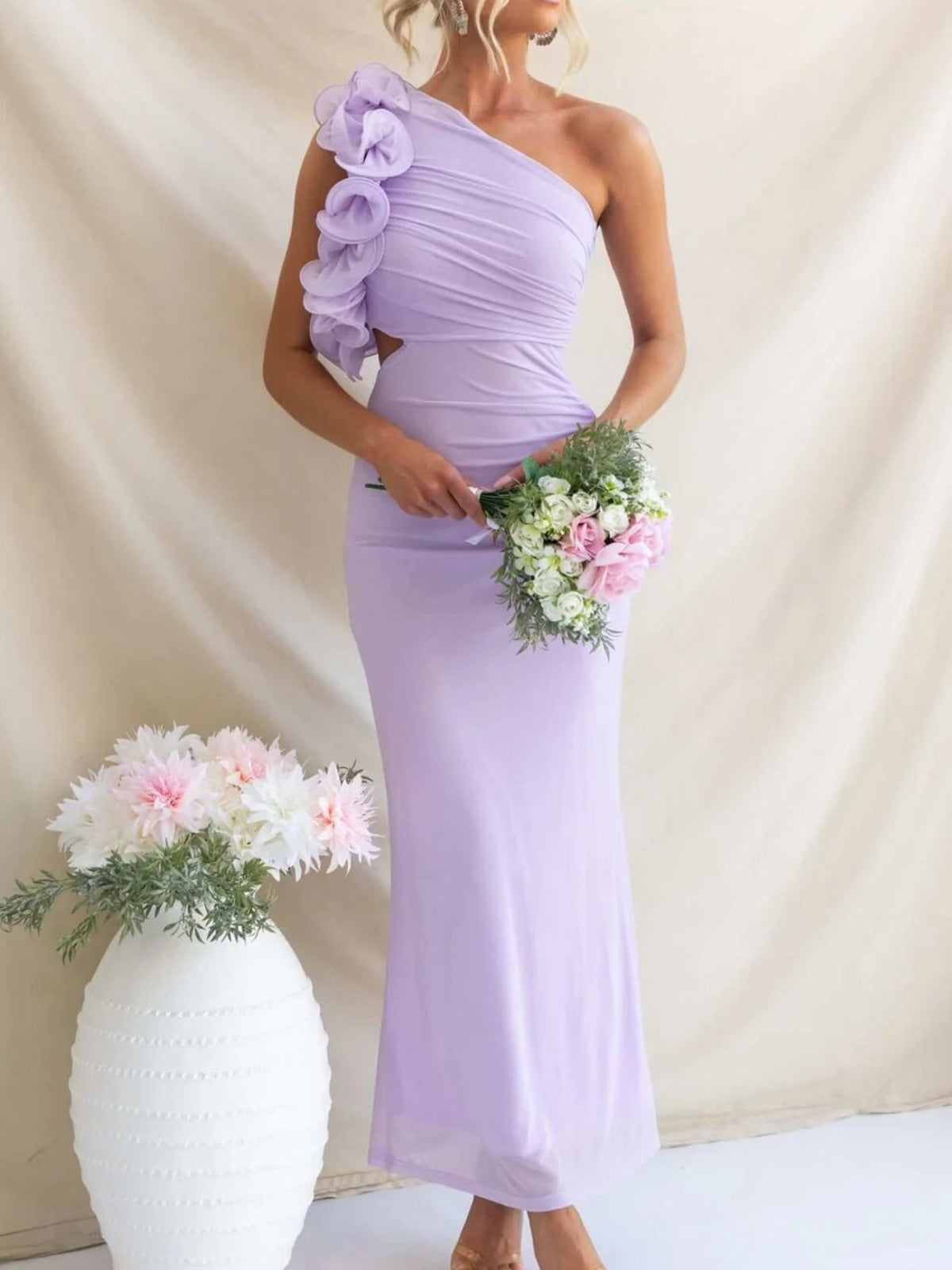 Camille Grace - Yellow, Black, Burgundy, Green, Lavender, Pink, Red, Brown, Navy, Sky Blue, Purple - Special Occasions - Code Elegance