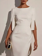 Isabella Grace - White, Black, Pink - Special Occasions - Code Elegance