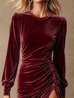 Aurelia Gala - Black, Taupe, Dusty Pink, Burgundy - Special Occasions - Code Elegance