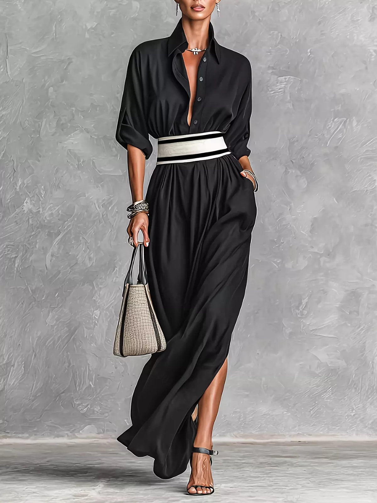 Nina Poise - Pink, Black, Apricot - Everyday Elegance - Code Elegance