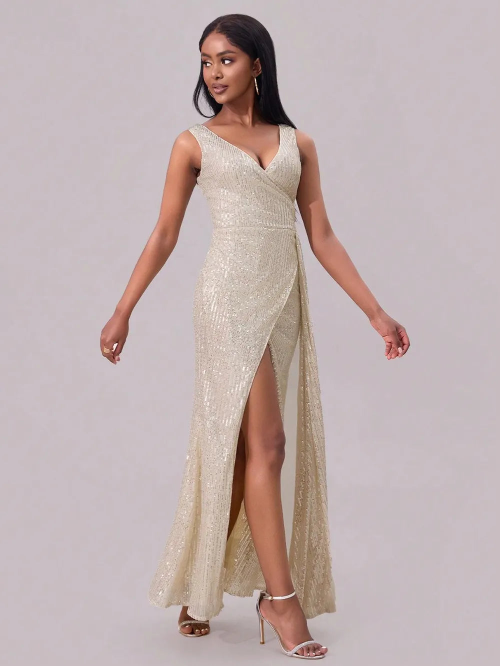 Midnight Allure - Champagne Color - Date Night - Code Elegance