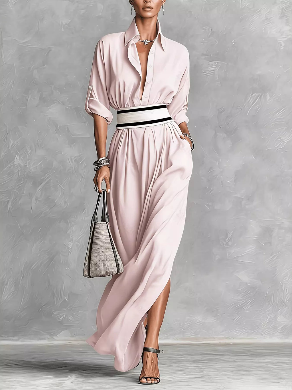 Nina Poise - Pink, Black, Apricot - Everyday Elegance - Code Elegance