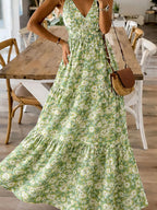 Soleil Breeze - Sky Blue, Black Forest, Orange, Yellow-Green, Cerise - Vacation - Code Elegance