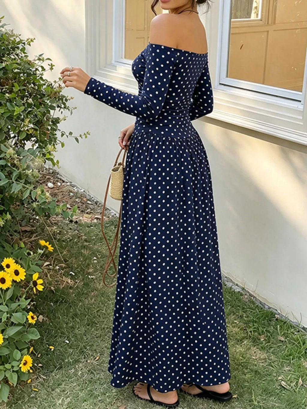 Marina Soleil - White Polka Dots, Brown, White, Black, Black Polka Dots, Brown Polka Dots, Red Polka Dots, Navy Blue Polka Dots - Vacation - Code Elegance