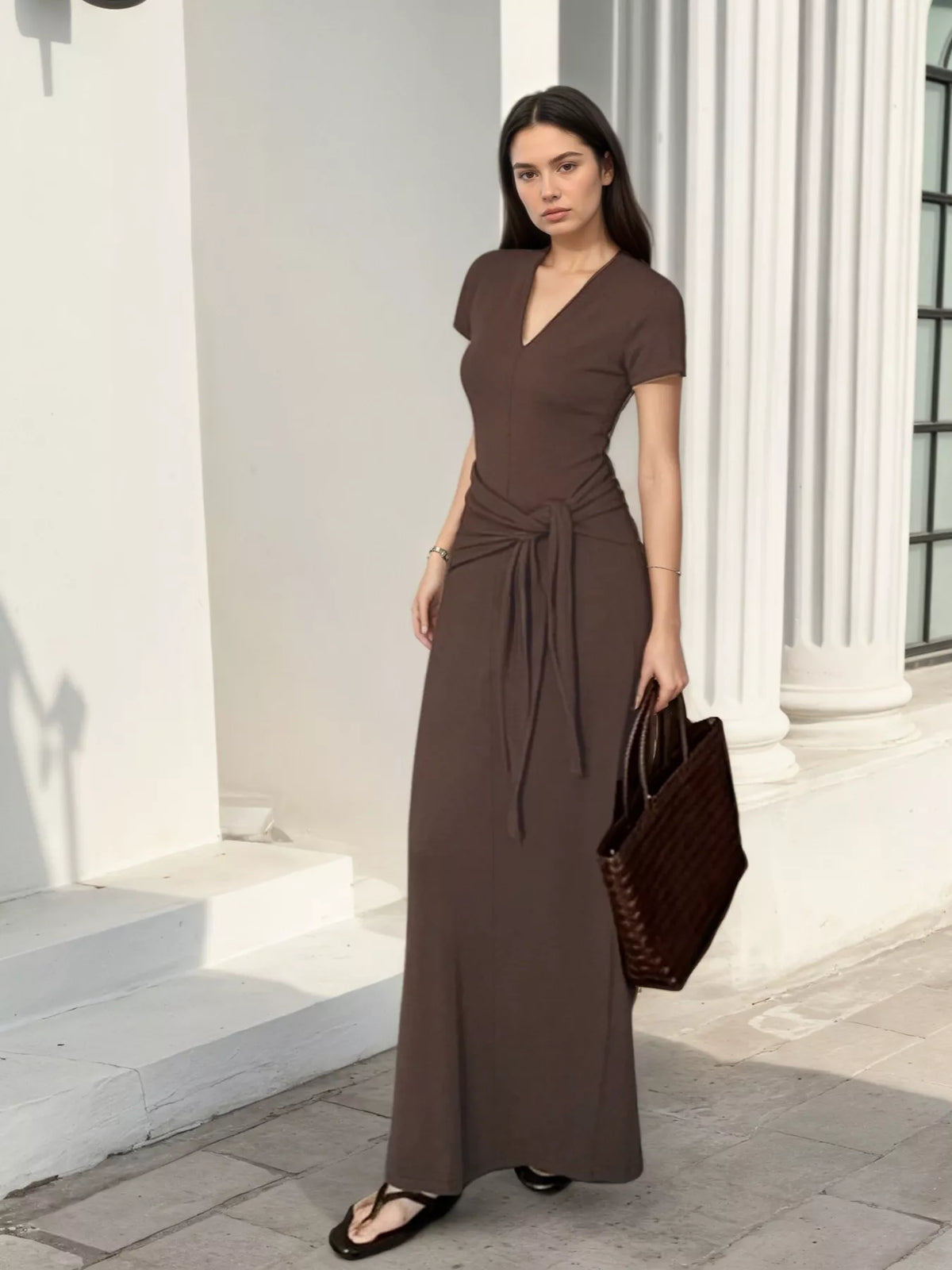 Elara Poise - Coffee Brown - Everyday Elegance - Code Elegance