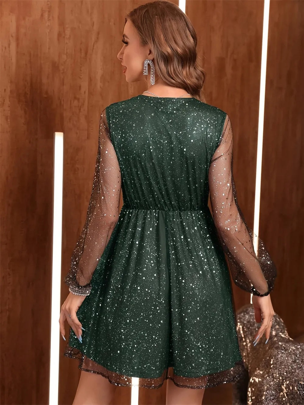 Elara Allure - Dark Green - Date Night - Code Elegance