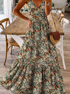 Soleil Breeze - Sky Blue, Black Forest, Orange, Yellow-Green, Cerise - Vacation - Code Elegance