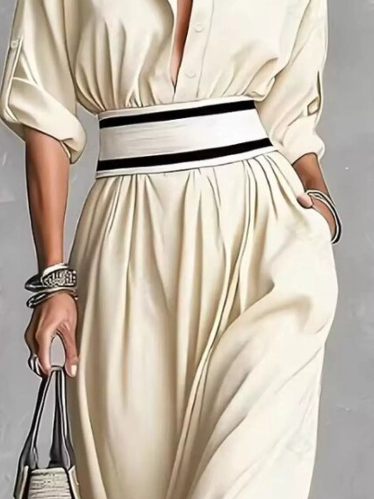 Nina Poise - Pink, Black, Apricot - Everyday Elegance - Code Elegance
